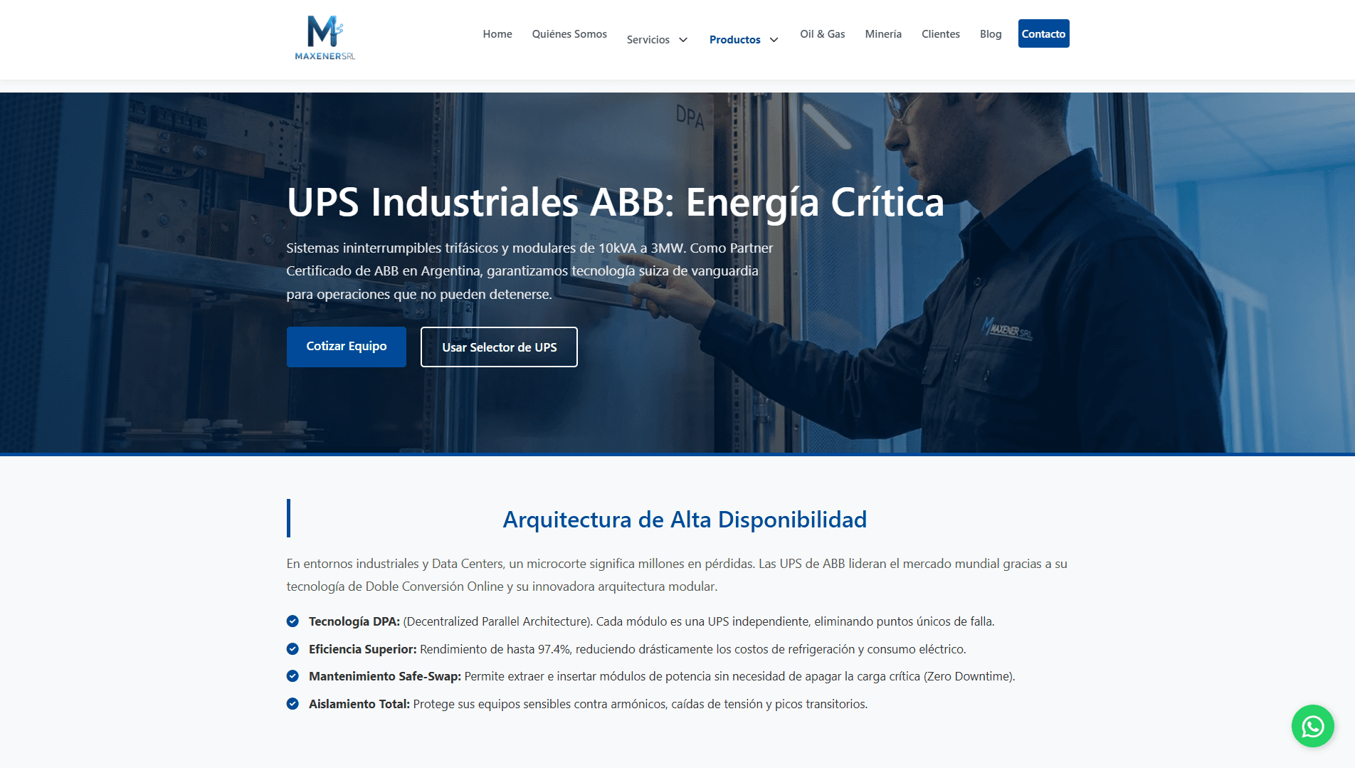 Catálogo de productos